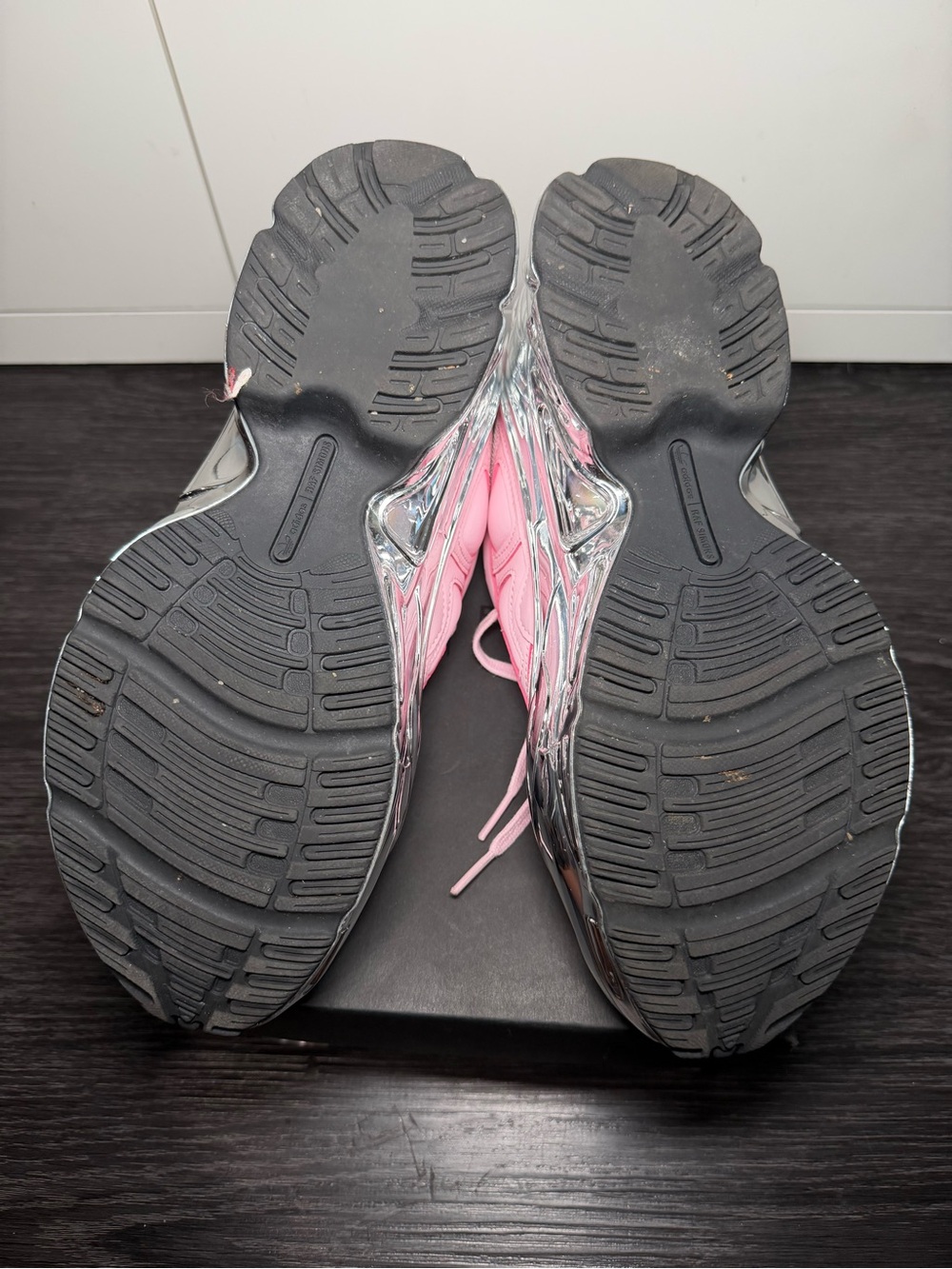 ADDIDAS X RAF
Pink & Silver Runner Sneakers - Picture 8 of 8